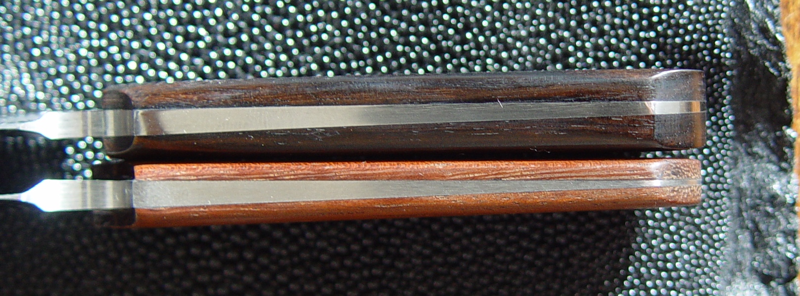 Showing detail of the tapered tang